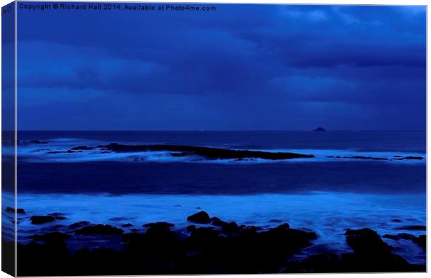  After Sunset Sennen Cove Cornwall  Canvas Print by Richard Hall