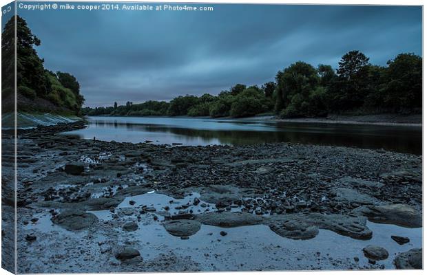  tidal waters Canvas Print by mike cooper