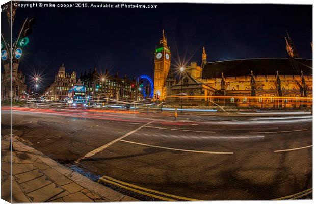  Parliament square,London,houses of Parliament Canvas Print by mike cooper