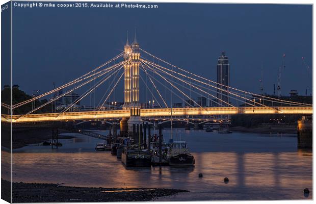  birthday cake bridge Canvas Print by mike cooper