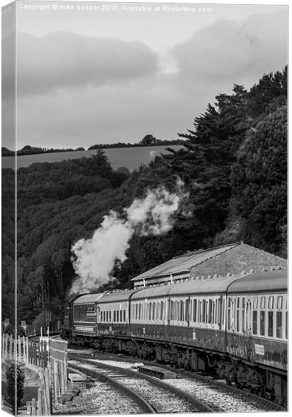  full steam ahead Canvas Print by mike cooper