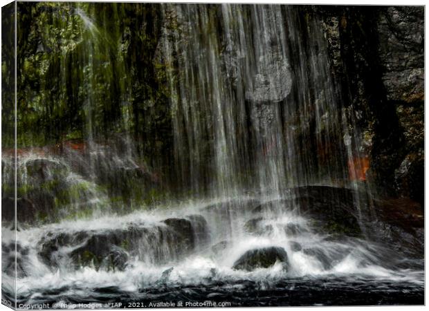 Scottish Cascade Canvas Print by Philip Hodges aFIAP ,