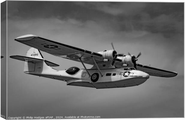 Consolidated Catalina Canvas Print by Philip Hodges aFIAP ,
