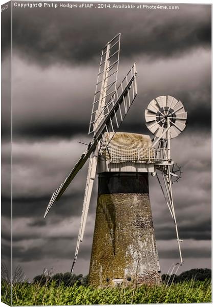 Norfolk Windmill  Canvas Print by Philip Hodges aFIAP ,