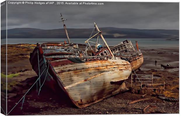  Ending Their Days Together ( Reprocessed ) Canvas Print by Philip Hodges aFIAP ,