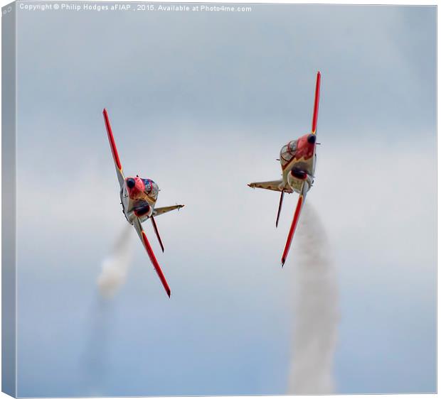 Patrulla Aguila Pair (1)  Canvas Print by Philip Hodges aFIAP ,