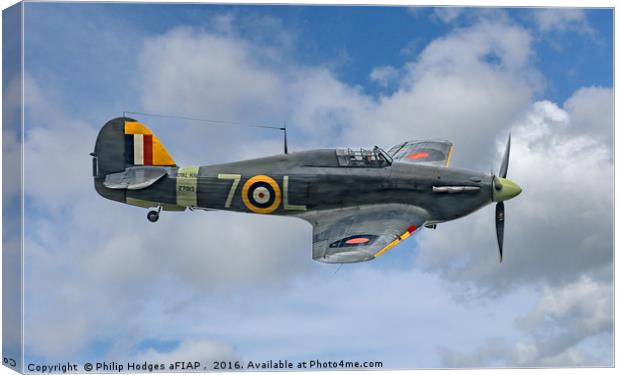 Hawker Sea Hurricane Mk1b Canvas Print by Philip Hodges aFIAP ,