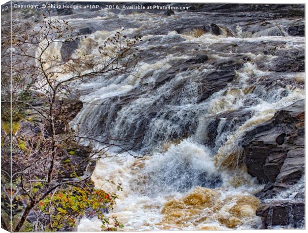 Orchy Falls Canvas Print by Philip Hodges aFIAP ,