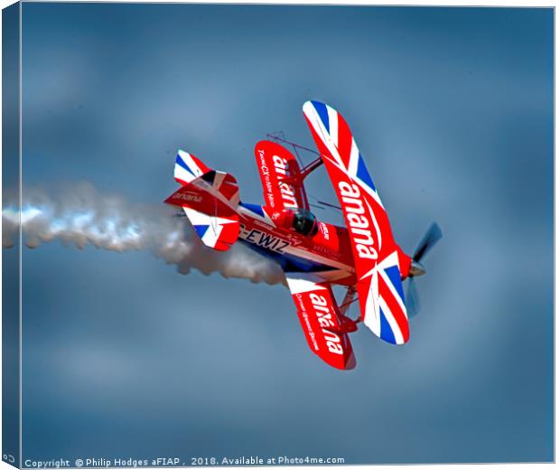 Pitts Special G-EWIZ 2018 Canvas Print by Philip Hodges aFIAP ,