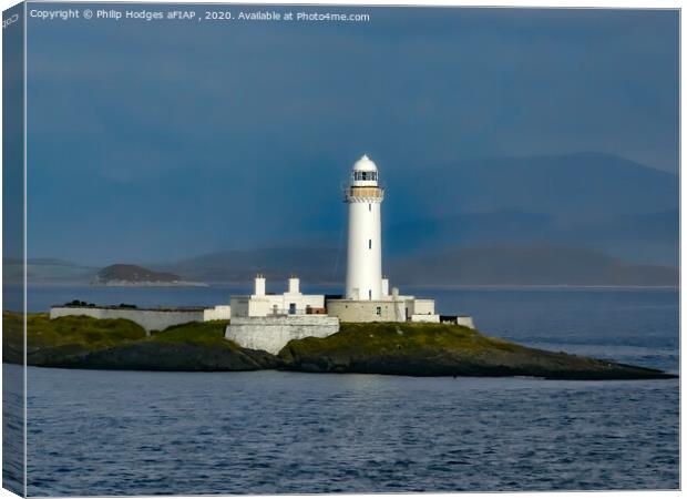Lismore Lighthouse , Isle of Mull Canvas Print by Philip Hodges aFIAP ,