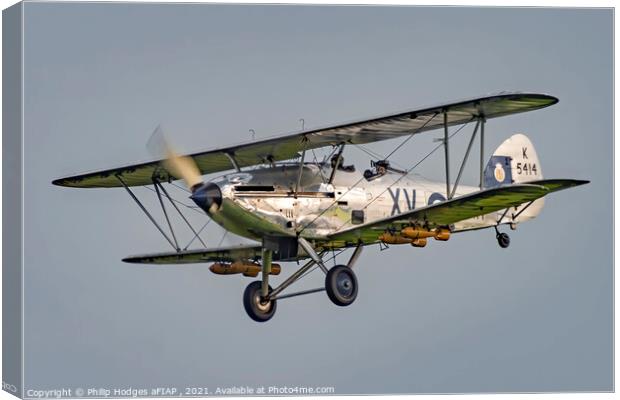Hawker Hind Canvas Print by Philip Hodges aFIAP ,