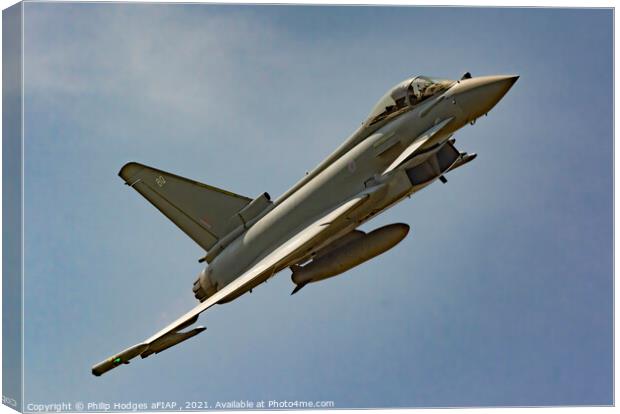 Typhoon FGR4 ZK353-BQ  Canvas Print by Philip Hodges aFIAP ,