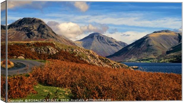 "Evening light Wasdale" Canvas Print by ROS RIDLEY