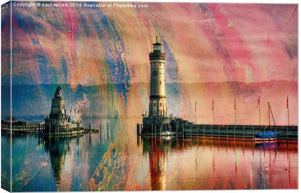  THE LIGHTHOUSE Canvas Print by paul willats