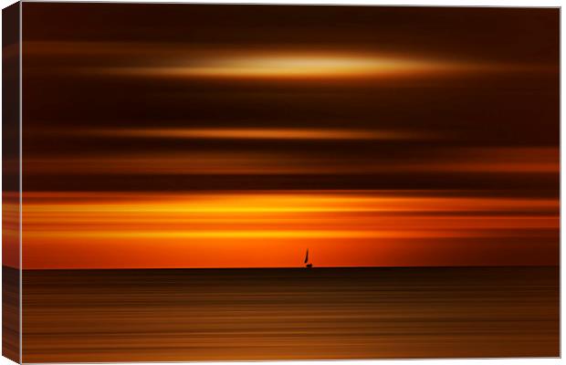  Sunrise on the beach Canvas Print by Robin Marks