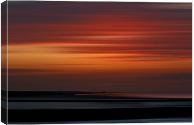 Reculver sunset Canvas Print by Robin Marks