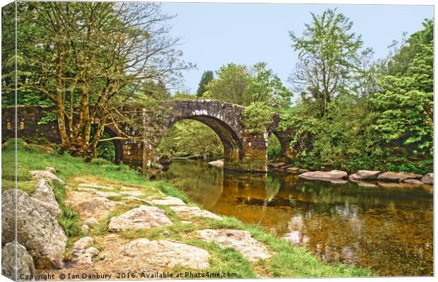 Hexworthy Bridge Canvas Print by Ian Danbury