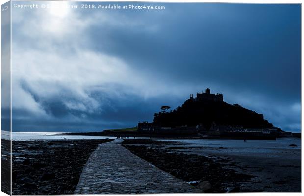 St Michaels Mount in Cornwall Canvas Print by Brian Garner