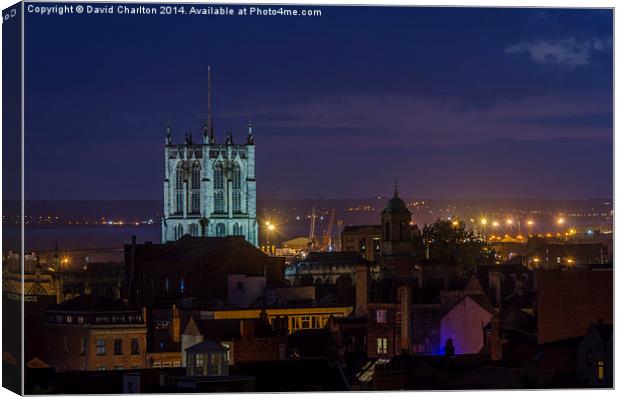 The light of God Canvas Print by David Charlton