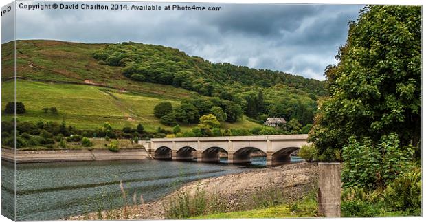 Ladybower Reservoir Canvas Print by David Charlton