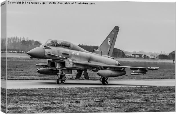 Eurofighter Typhoon Canvas Print by David Charlton