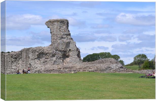 Hadleigh Castle Canvas Print by John Bridge