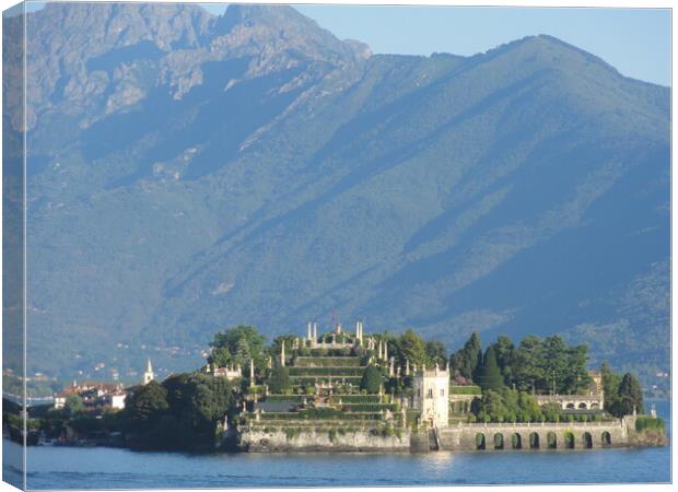 Isola Bella Canvas Print by John Bridge