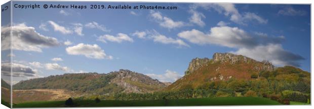 Majestic Roaches Rocks on a Clear Summer Day Canvas Print by Andrew Heaps