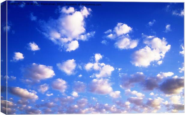 Sky cloud Canvas Print by Ali asghar Mazinanian