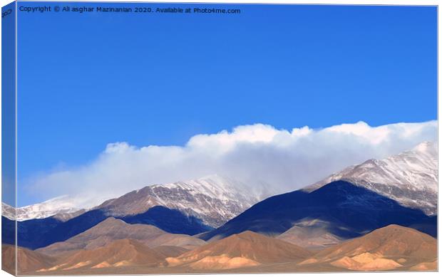 Outdoor mountain Canvas Print by Ali asghar Mazinanian