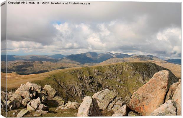  The Scafell Range. Canvas Print by Simon Hall