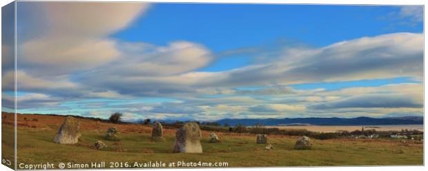 Birkrigg Stone Circle Canvas Print by Simon Hall