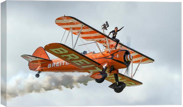  The Brietling Wingwalkers Canvas Print by Philip Catleugh