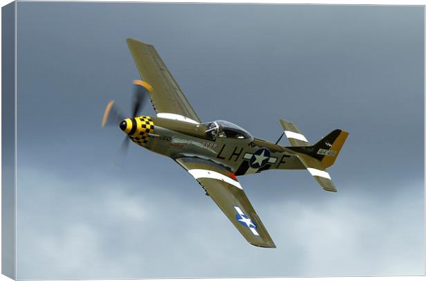  The P51D Mustang Canvas Print by Philip Catleugh
