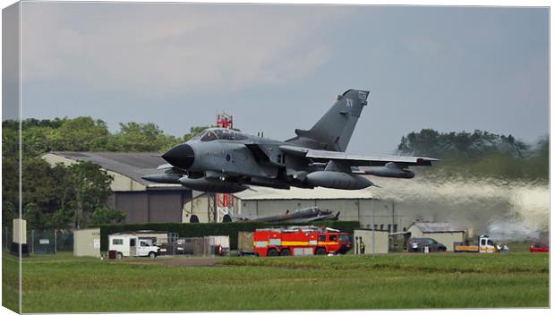  RAF Tornado GR4 gets airborne at RIAT 2012 Canvas Print by Philip Catleugh