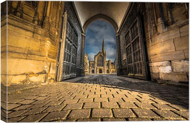  Norwich Cathedral Canvas Print by Paul Sharp