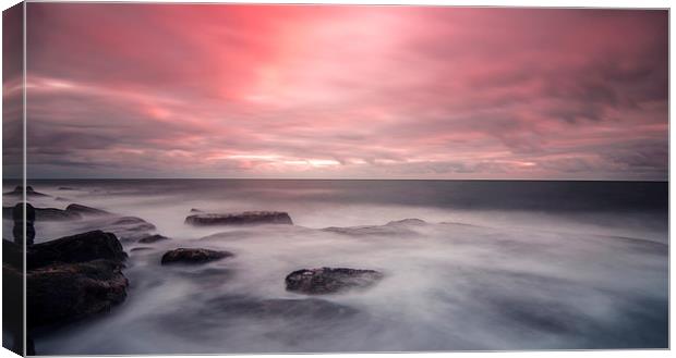  Moody Sea Canvas Print by Inguna Plume