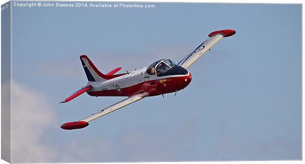  Jet Provost Canvas Print by John Downes