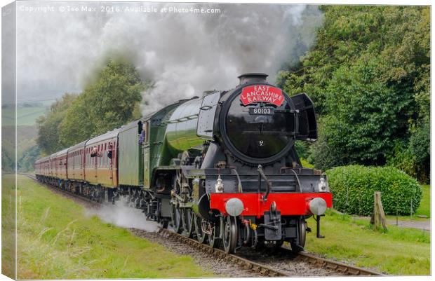 Flying Scotsman, East Lancashire 15/10/2016 Canvas Print by The Tog