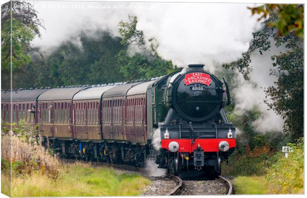 Flying Scotsman, East Lancashire 15/10/2016 Canvas Print by The Tog