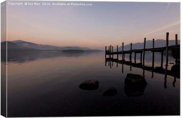 Ashness Jetty, Derwent Water, Lake District Canvas Print by The Tog