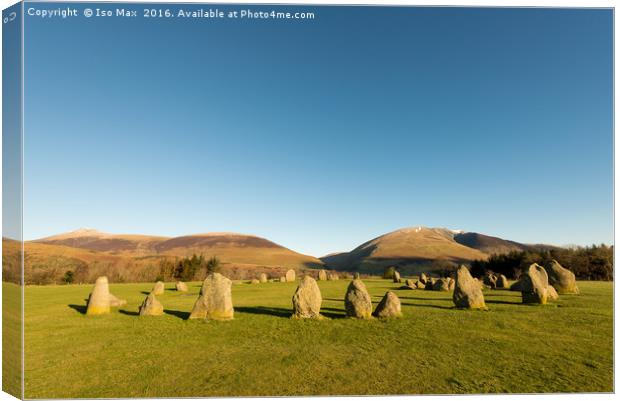 Castlerigg Stone Circle, Lake District Canvas Print by The Tog