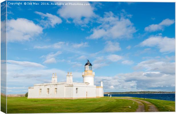 Chanonry Point Lighthouse, Scotland Canvas Print by The Tog