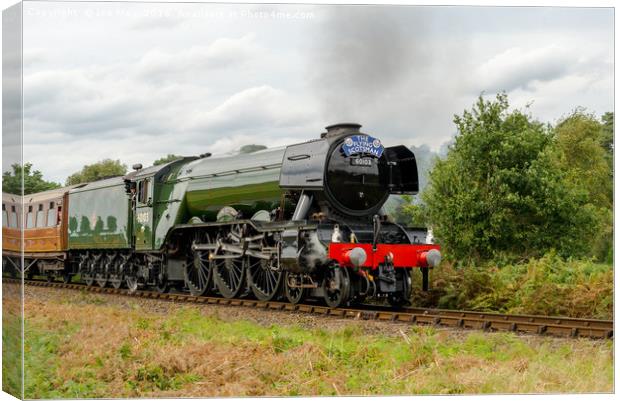 Flying Scotsman, Severn Valley 25/09/2016 Canvas Print by The Tog