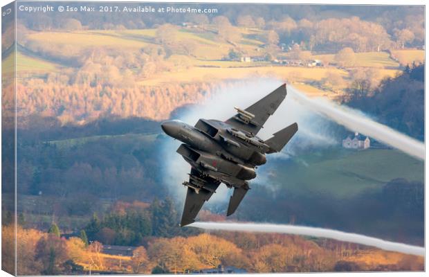 USAF Ripping Up The Mach Loop 8/2/2017 Canvas Print by The Tog