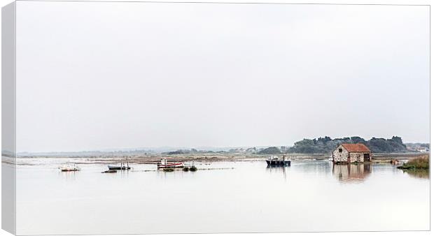  Thornham Harbour Canvas Print by Alan Simpson