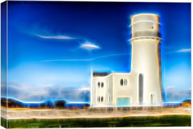  Hunstanton Lighthouse Canvas Print by Alan Simpson