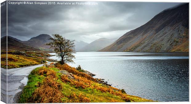  Wast Water Canvas Print by Alan Simpson