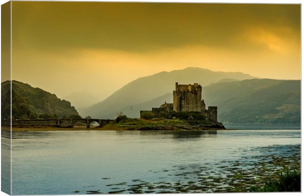 Eilean Donan Castle Canvas Print by Alan Simpson