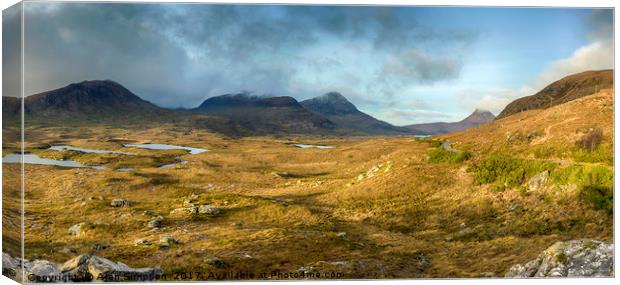 Sutherland Valley Canvas Print by Alan Simpson